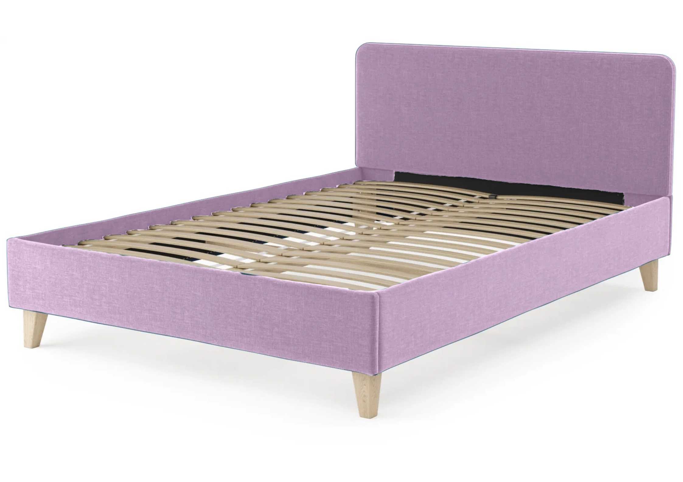 Różowe łóżko 140x200cm